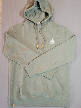 10 Tree Men's Small SageGreen Sweatshirt Hoodie Outdoor Classic Casual Pullover